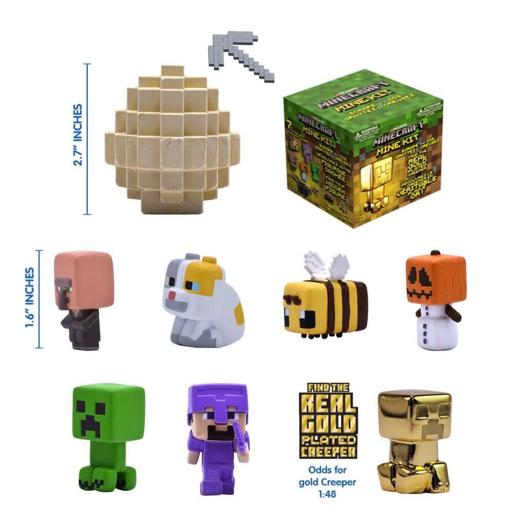 Minecraft Mine Kit Find The Gold Creeper
