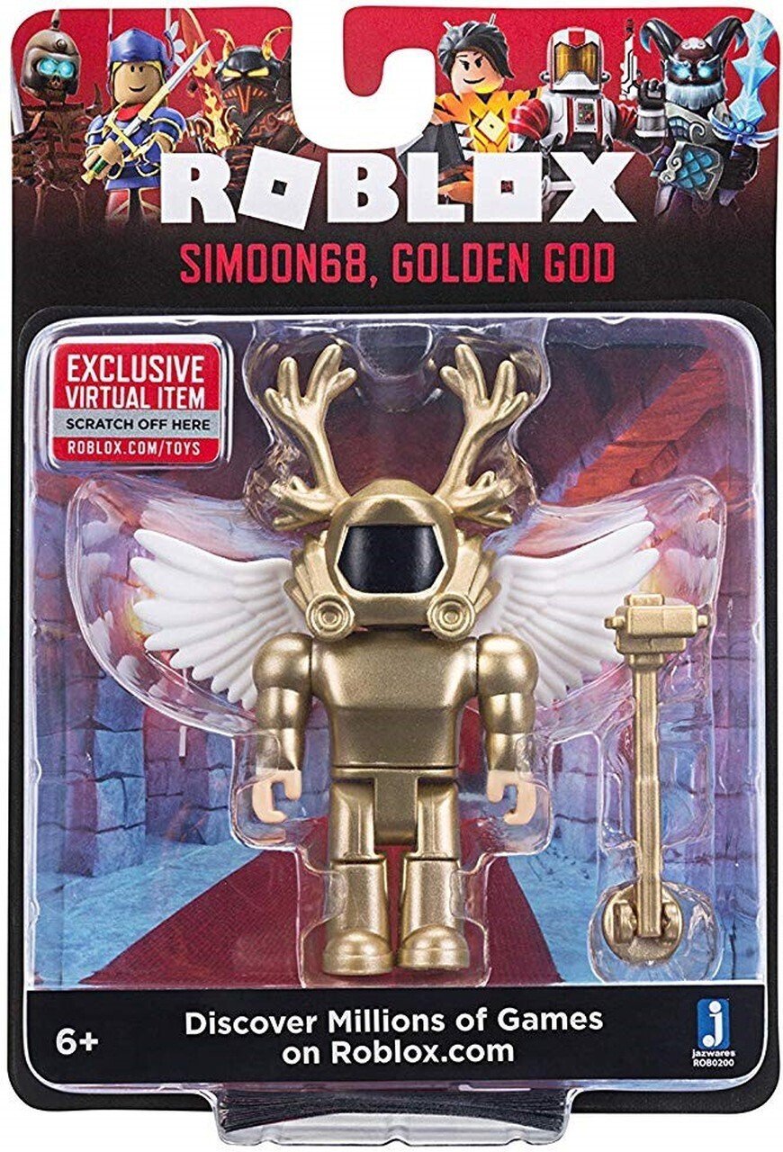 Roblox Simoon68 Golden God Single Jazwares - roblox da gamer off deez