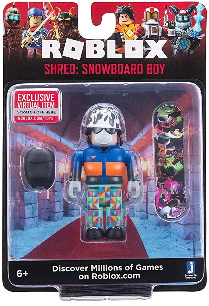 Roblox Shred Snowboard Boy Single Jazwares - dc power boy roblox