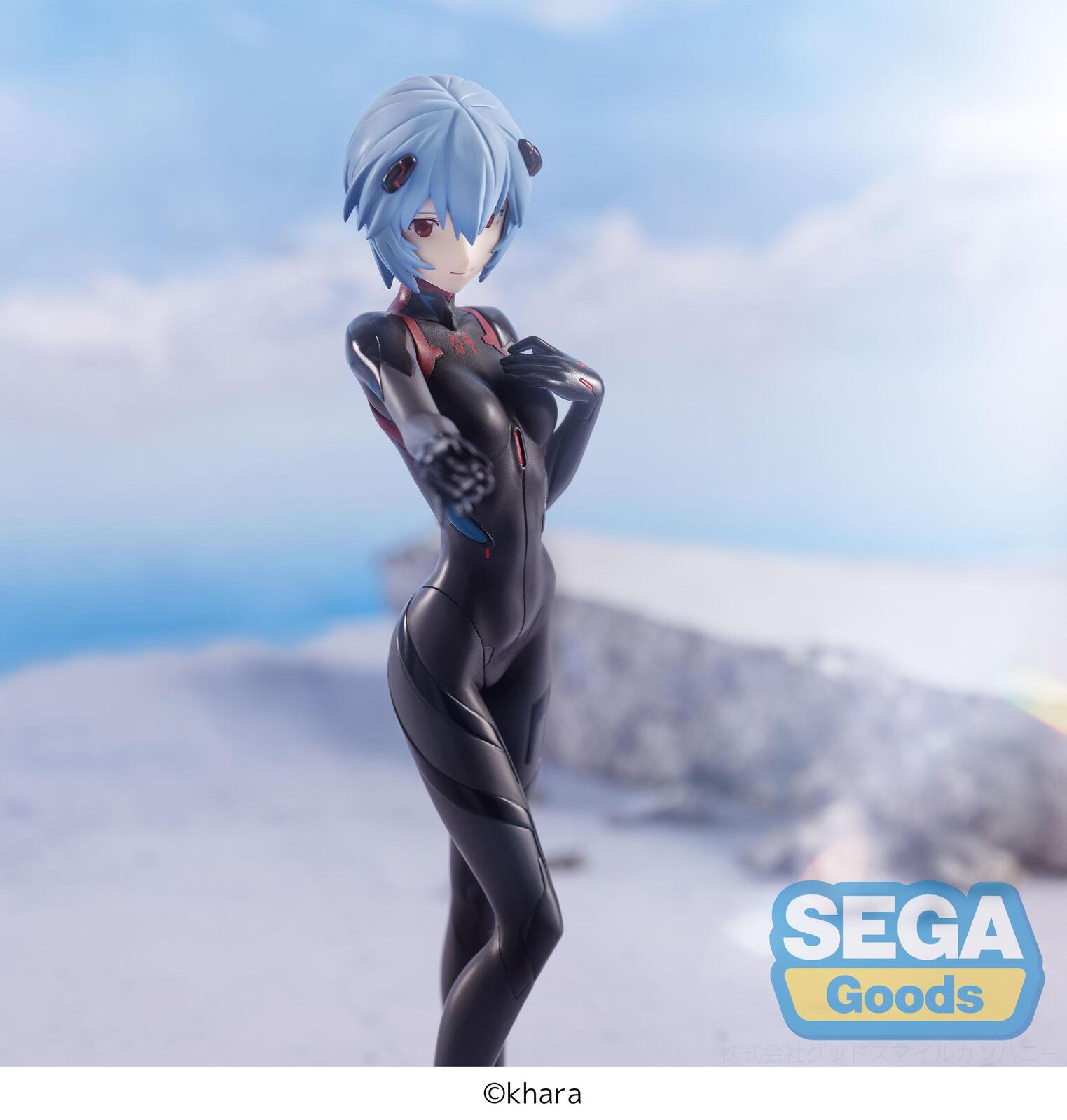 Statua Evangelion 3.0+1.0 Thrice Upon A Time - Rei Ayanami SPM Vignette - Figura Collezionabile 11,5 Cm