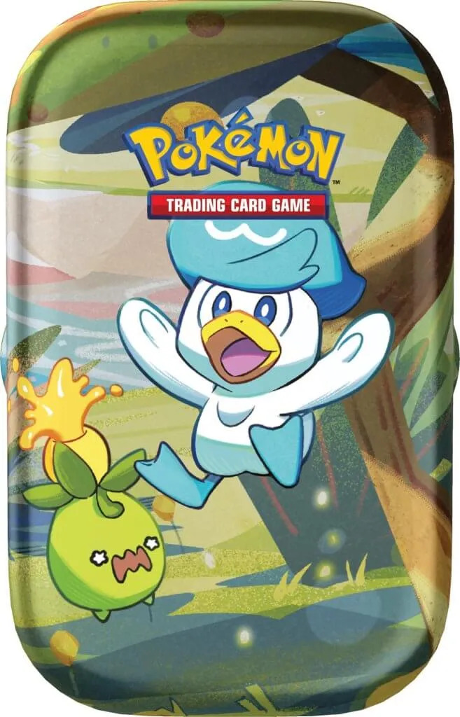 thumbnail image 2 of Pokemon - Paldea Friends Mini Tin - Complete 5 Piece Set 2 of 10
