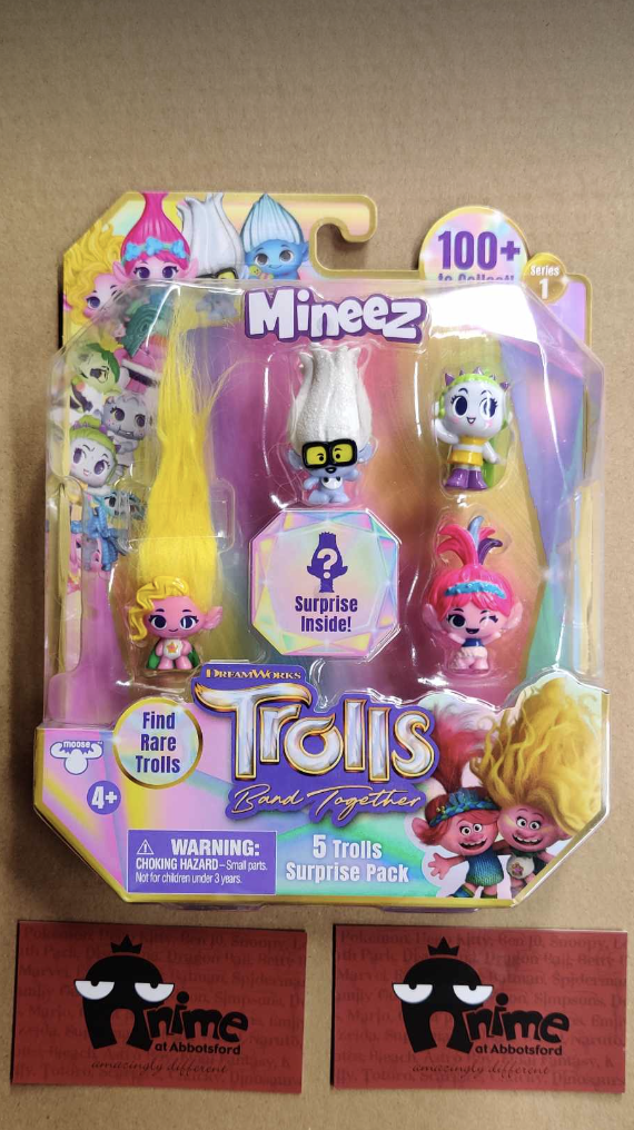 Dreamworks Trolls 3 Band Together Mineez 5-Pack