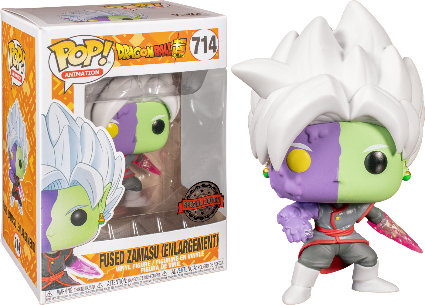 Dragon Ball Super Fused Zamasu Enlargement Pop Vinyl Figure - dark age apprentice face roblox