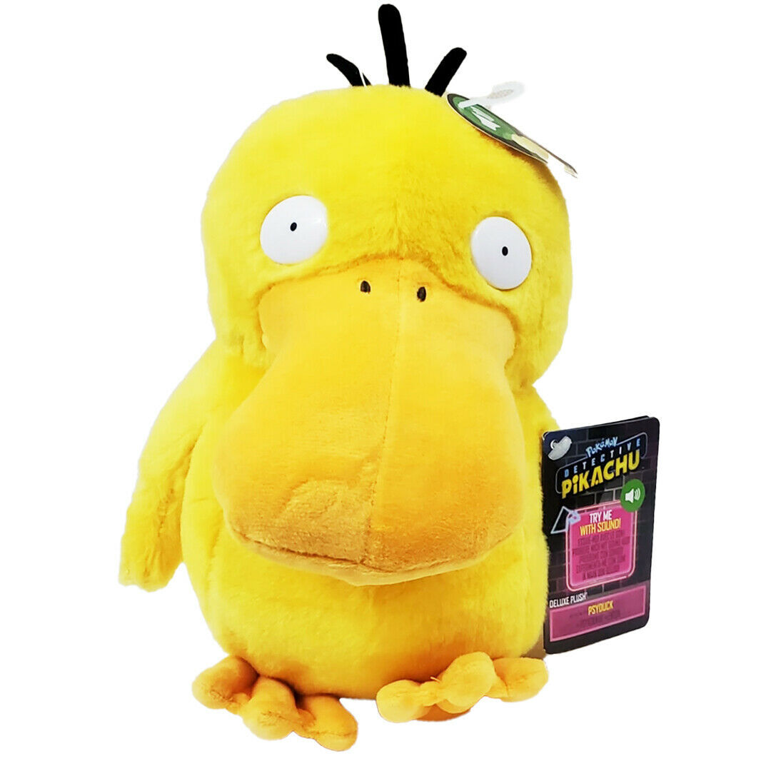 psyduck detective pikachu plush