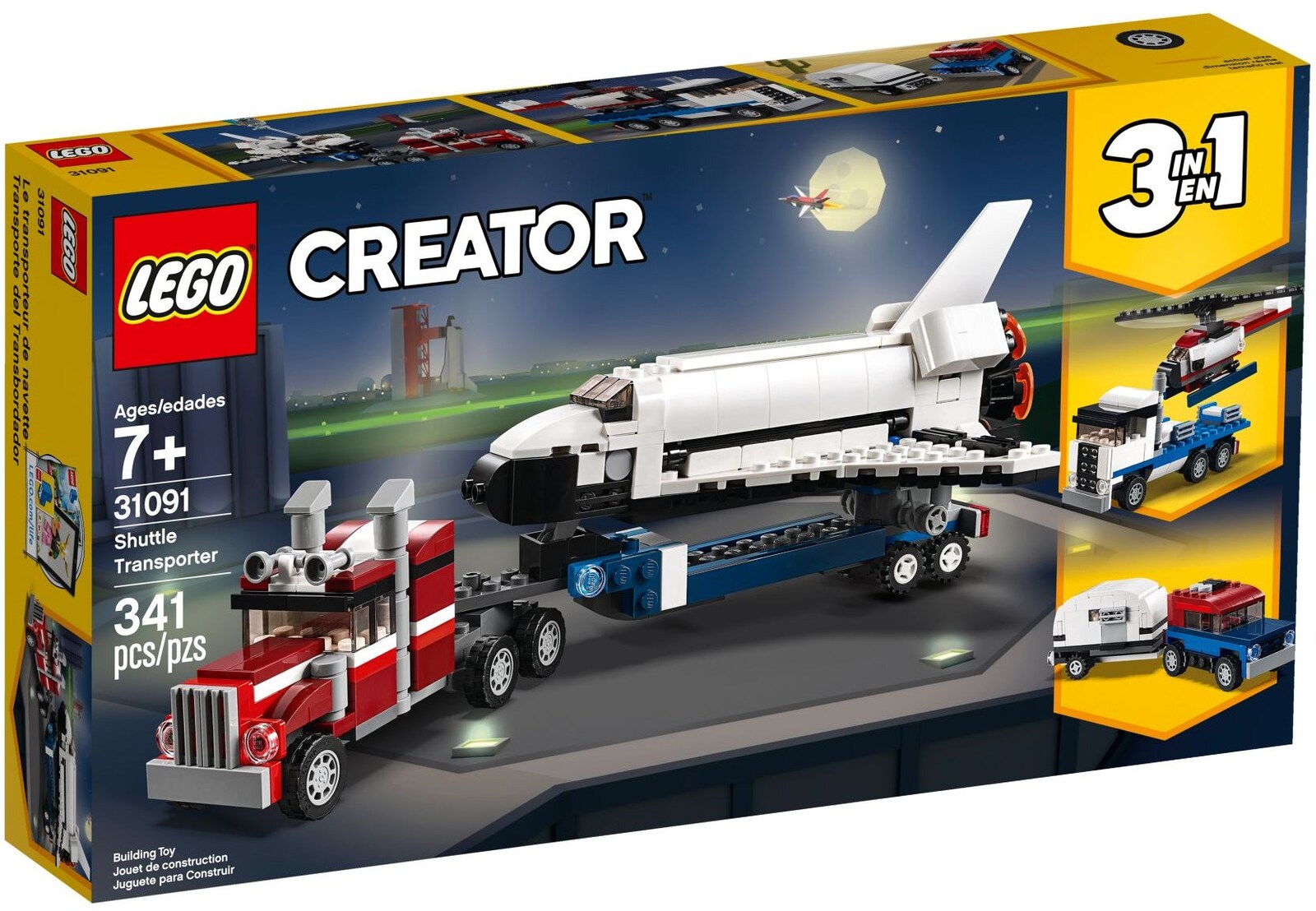 Lego Creator Shuttle Transporter 31091 Lego - roblox danganronpa trailer