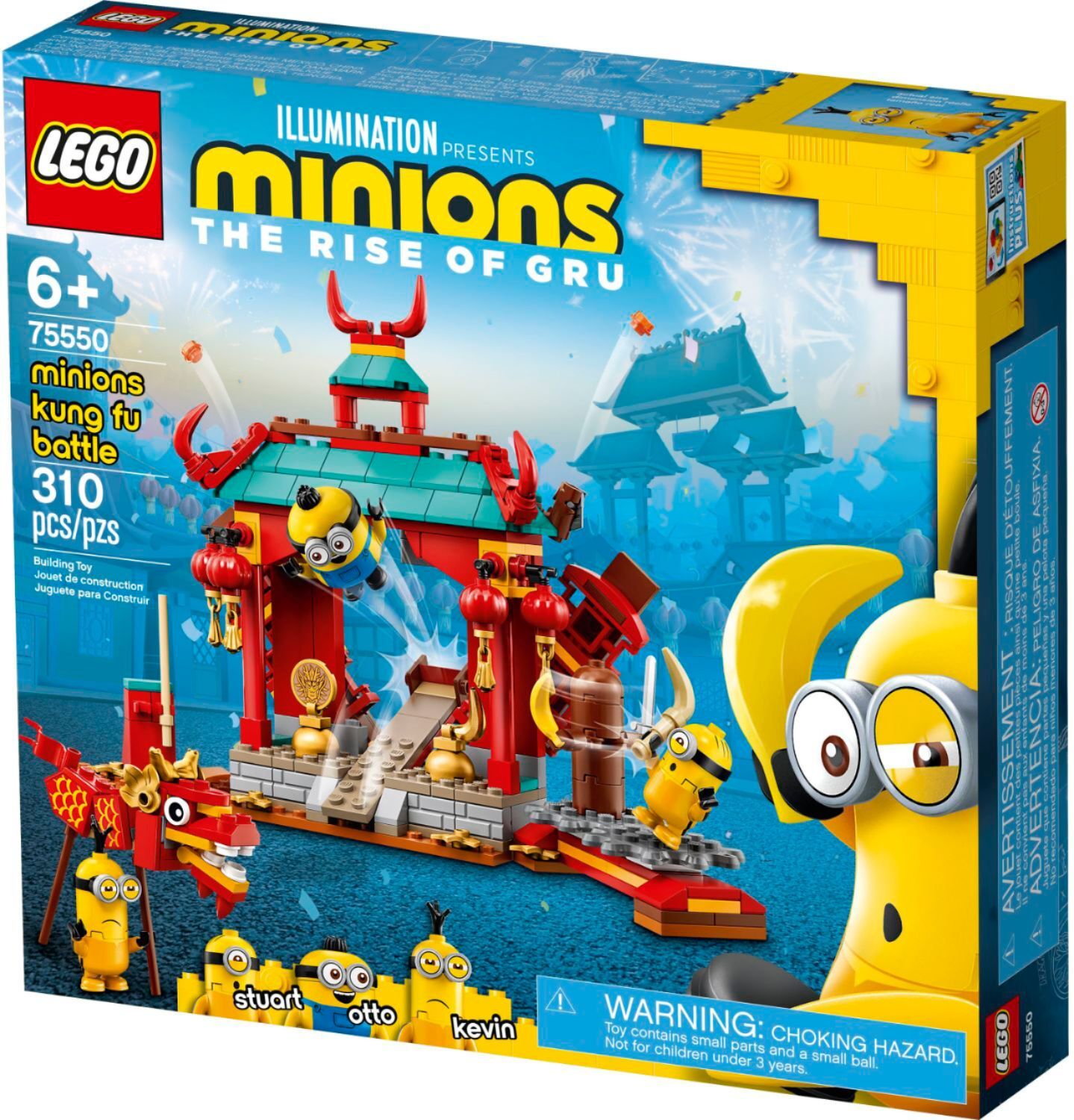 Lego - Minions - Rise Of Gru - Minions Kung Fu Battle - 75550