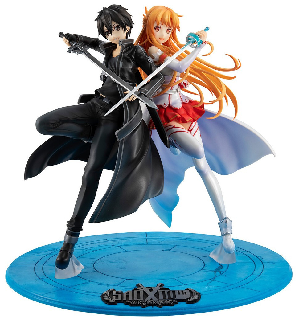 Sword Art Online 10th Anniversary Lucrea Kirito & Asuna Figure Set