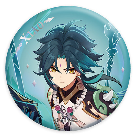 Genshin Impact Chara Can Badge Farewell of Snezhnaya - Xiao