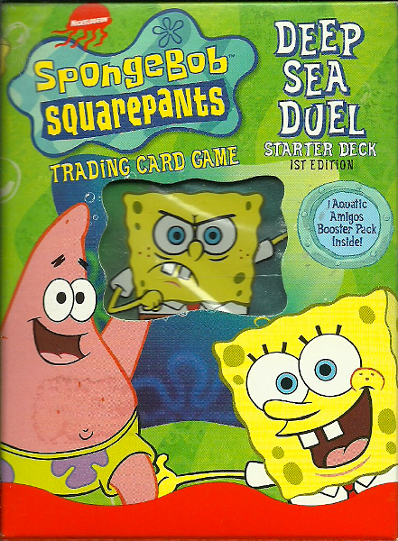 Spongebob Deep Sea Duel Starter Deck 1st Edition Upper Deck - roblox deep ocean all codes roblox free merch
