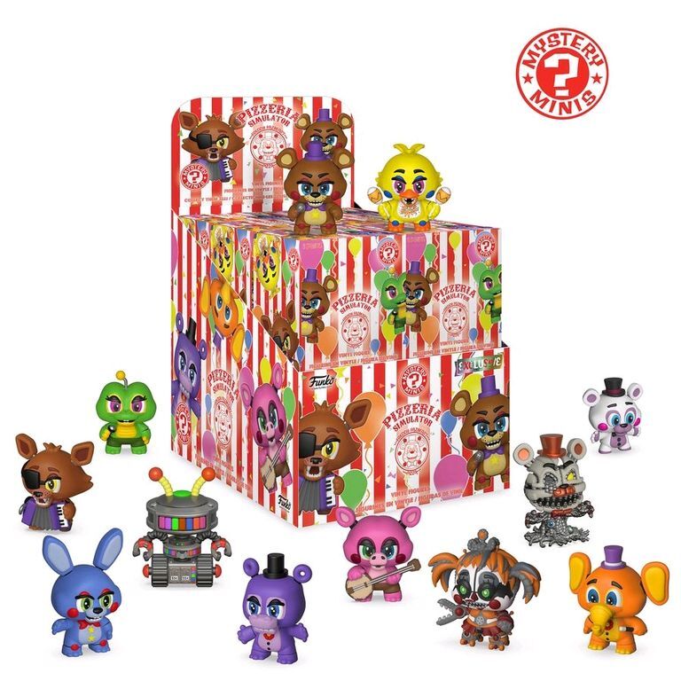 Five Nights At Freddy S Pizza Sim Mystery Minis Gs Ver Blind Box Sold Separately Funko - fnaf void roblox fivenightsatfreddys