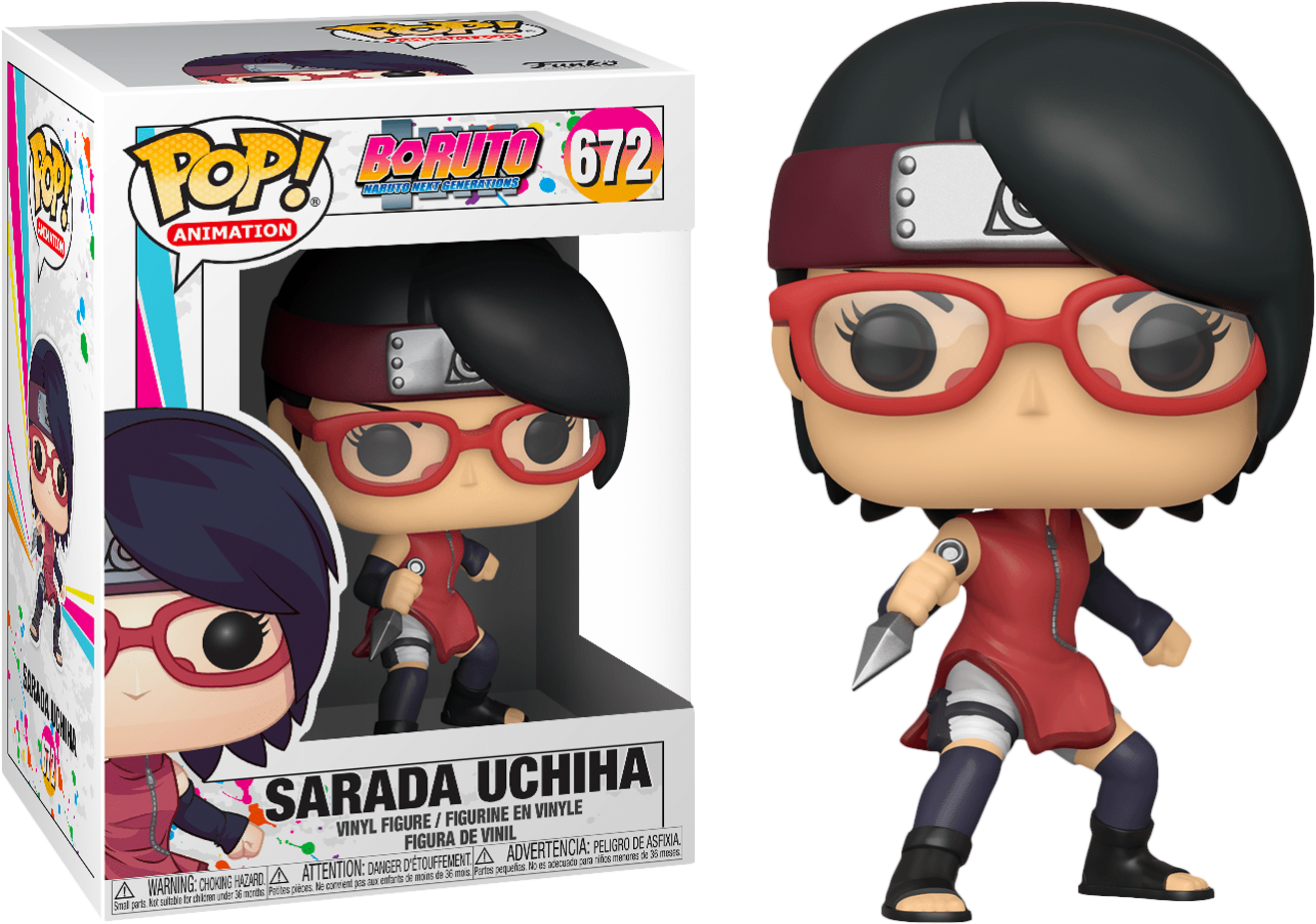 Boruto Naruto Next Generations Sarada Uchiha Pop Vinyl - naruto hokage pants roblox