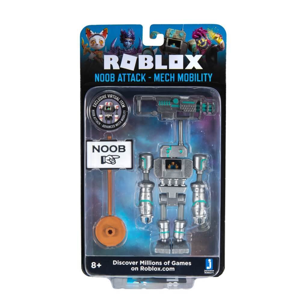 Roblox Imagination Figure Pack Noob Attack Mech Mobility - baby carrier holding a noob roblox