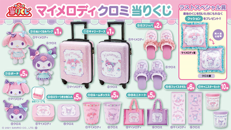 SANRIO Kuji - My Melody and Kuromi Goes Traveling