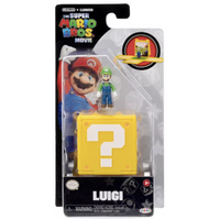 Super Mario Bros. Movie Mario - Mini Luigi with Question Block