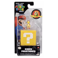 Super Mario Bros. Movie Mario - Mini Koopa Paratroopa with Question Block