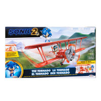Sonic The hedgehog  2 - Tornado Biplane with Sonic and Tails Figures