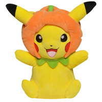 Pokémon 8 inch Seasonal Plush - Pikachu Pumpkin Hat - Exclusive