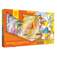 POKEMON CARDS  - Charizard & Reshiram - Gold GX - Premium Collection