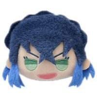 Demon Slayer Kimetsu no Yaiba Charamaru Mascot Plush Character Head Pin Badge - Unmasked Inosuke