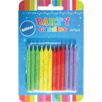 Birthday Candles - Glitter - 24 Pack