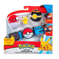 Pokémon Trainer - Clip 'N' Go - Poké Ball Belt Set - Pikachu - Series 3