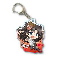 Fate/kaleid liner Prisma Illya - Pukasshu Acrylic Key Ring - Rin Tohsaka