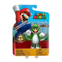 Super Mario - Cat luigi With Super Bell - Action Figure - 4"