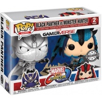 Black Panther Vs Monster Hunter - 2 Pack - Pop Vinyl Figures