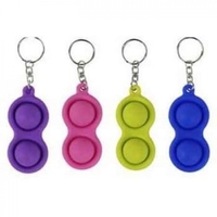 Fidget - Simple Dimple - 2 Dot Keychain