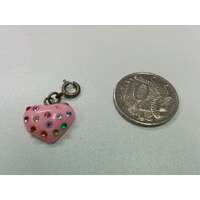 Charm-It - Mini Charms - Pink Heart - 2cm