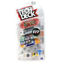 Tech Deck - Ultra Deluxe 4-Pack Multipack - Flip