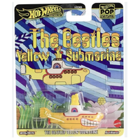 Hot Wheels - The Beatles - Yellow Submarine - Premium Pop Culture - Die Cast Car