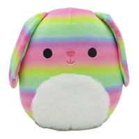 Squishmallows  - 10" -Easter - Danya The Rainbow Bunny With Floppy Ears