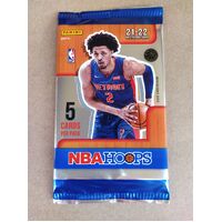 NBA Basketball - 2021-2022 Hoops - 5 Cards - Gravity Feed