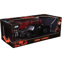 The Batman - Batman with Batmobile - Hollywood Rides - 1/24th Scale Die-Cast