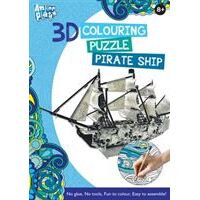 Pirate Ship - 3D Colouring Puzzle