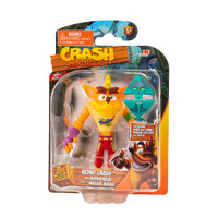Crash Bandicoot - Retro Crash With Aku Aku Mask - 4.5" Figure