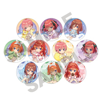The Quintessential Quintuplets Trading Can Badge Collection (Sold Separately in a blind bag)