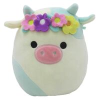 Squishmallows - 7.5" Plush - Belana the Cow - Headband Series