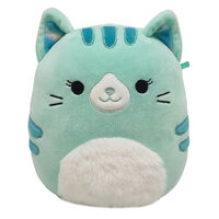 Squishmallows - 8" Plush - Corinna The Teal Tabby Cat  - Animal Series