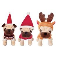 Christmas - Pug In Xmas Costumes - Assorted -- 25cm