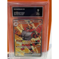 Slab - Incineroar EX - Grade 9 - Pokemon Card