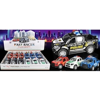 Die-Cast Pull-Back Police & Emergency Vehicles - 11cm