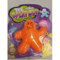 The Splat Guy - Squeezy/Stretchy Fun - Orange - 10cm