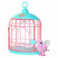 Little Live Pets - Lil’ Bird & Bird Cage - Polly Pearl