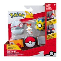 Pokemon - Scorbunny - Clip 'N' Go - Poke Ball Belt Playset