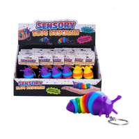 Slug Keychain - Multi Colours - Sensory Feel