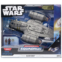 Star Wars - Razor Crest - Deluxe 8" Vehicle & Figures - Micro Galaxy Squadron