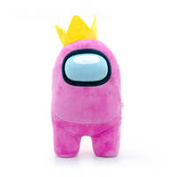 Among Us - Pink With Yellow Crown- 12 inch/30cm Plush