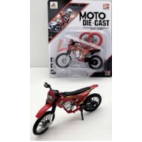 Motobike - Red - Die-cast 1/18 Scale